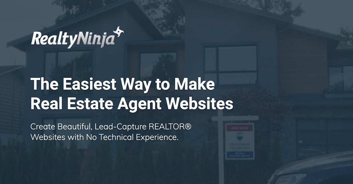 RealtyNinja - The Easiest Way to Make Real Estate Agent Websites