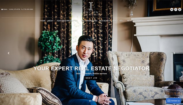 Real estate website design 7